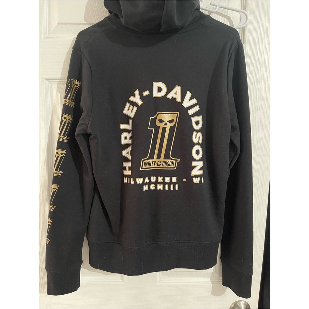 Womens New With Tags Harley Davidson Sportster Zip Up